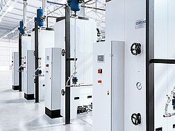 Mehrere Universal TC Dampferzeuger in Reihe geschaltet