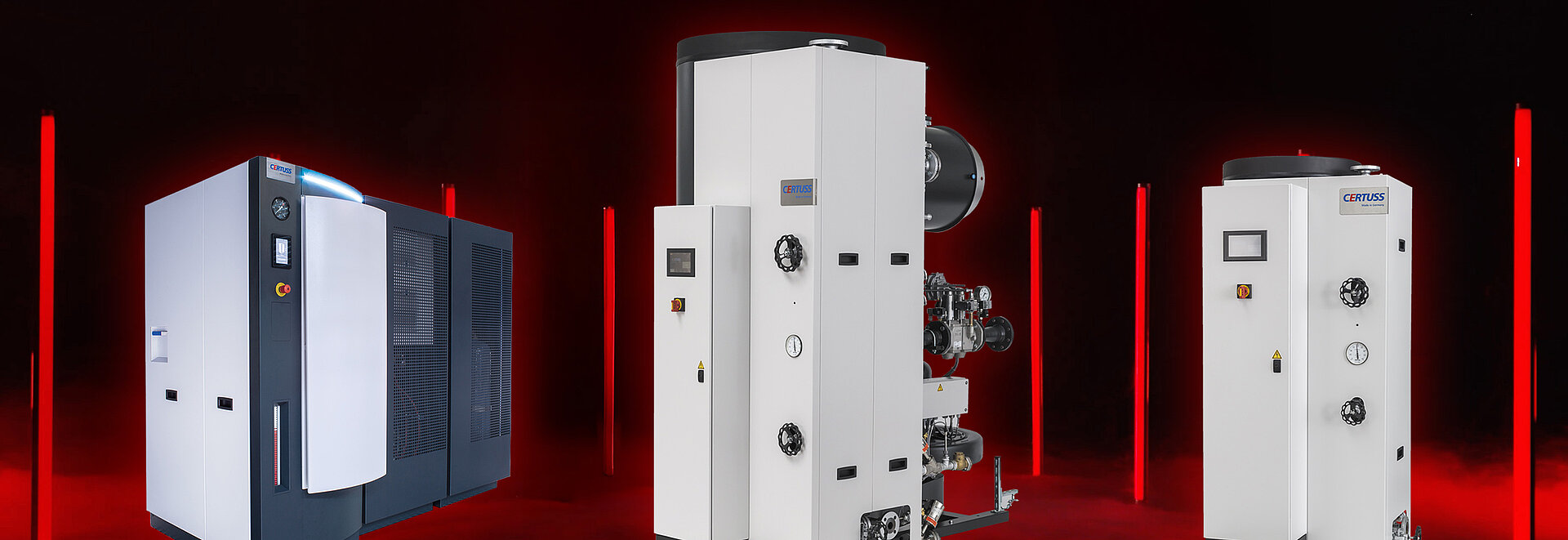 CERTUSS Dampferzeuger Modelle - Elektro, Universal TC, Junior TC