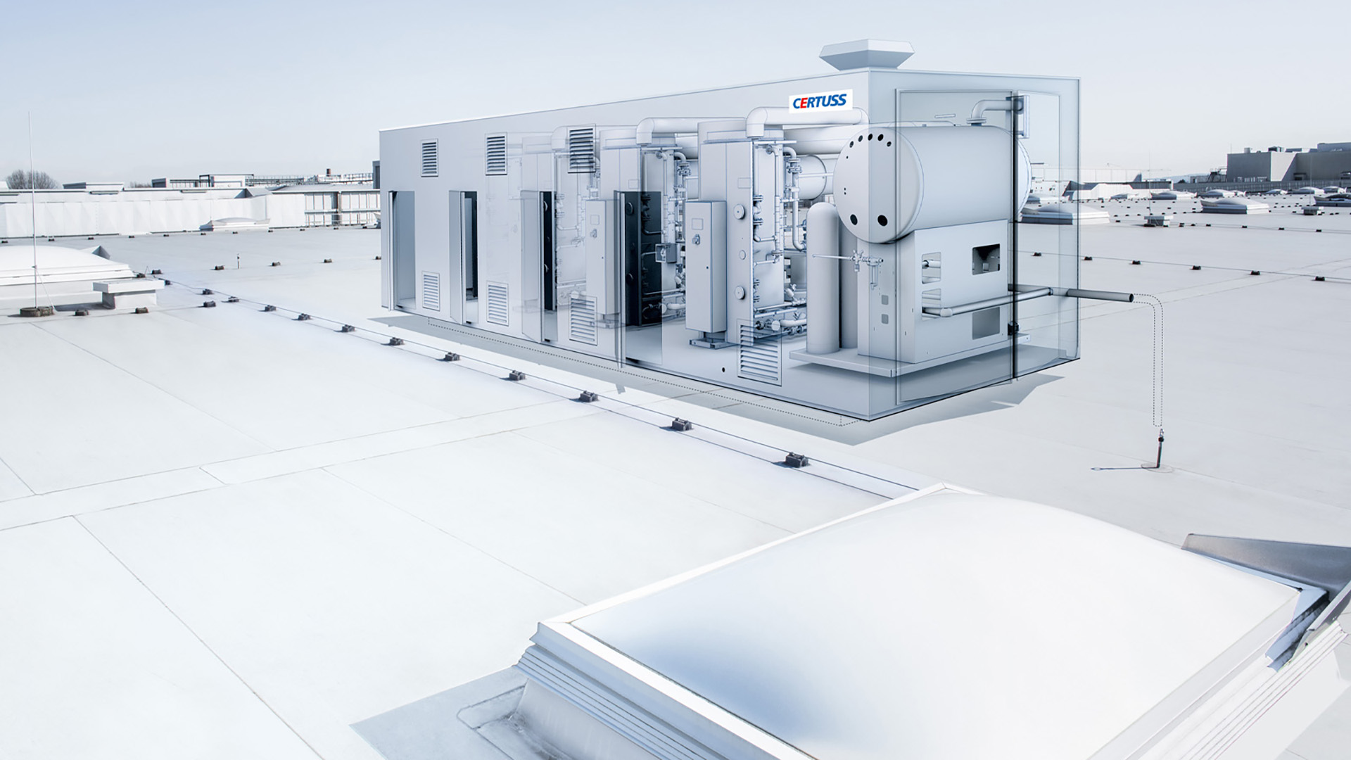 Konzeptzeichnung CERTUSS Containeranlage