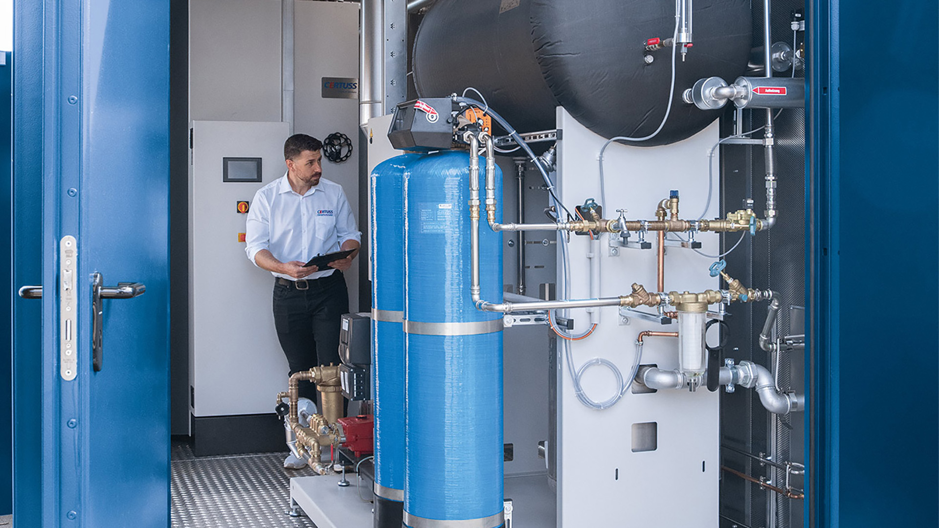 CERTUSS Containeranlage Innenansicht